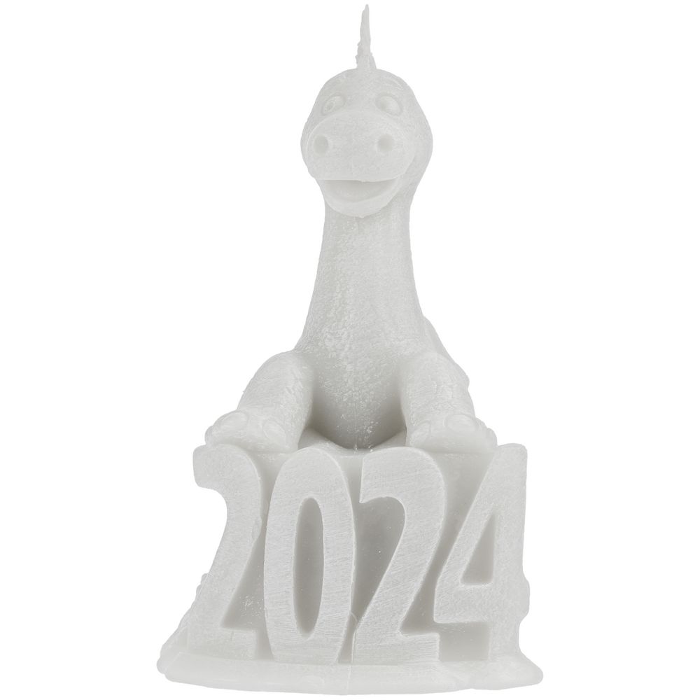 Свеча «Дракон 2024» с логотипом сделано в России | Print Logo