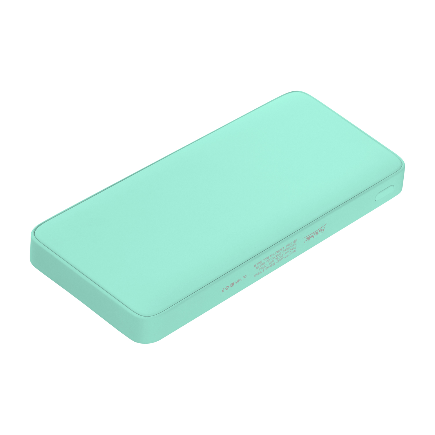 Внешний аккумулятор с подсветкой Анкор Плюс PD (Ancor PD Plus) 10000 mAh, бирюзовый