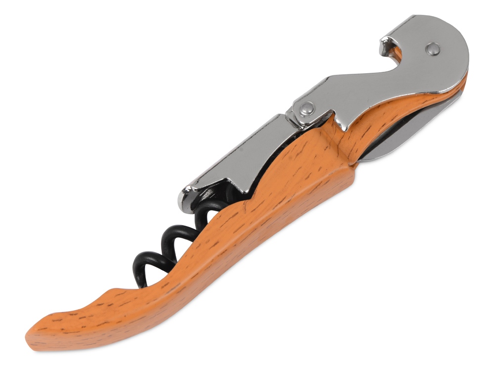 Нож сомелье Pulltap's Wood с логотипом Pulltex | Print Logo