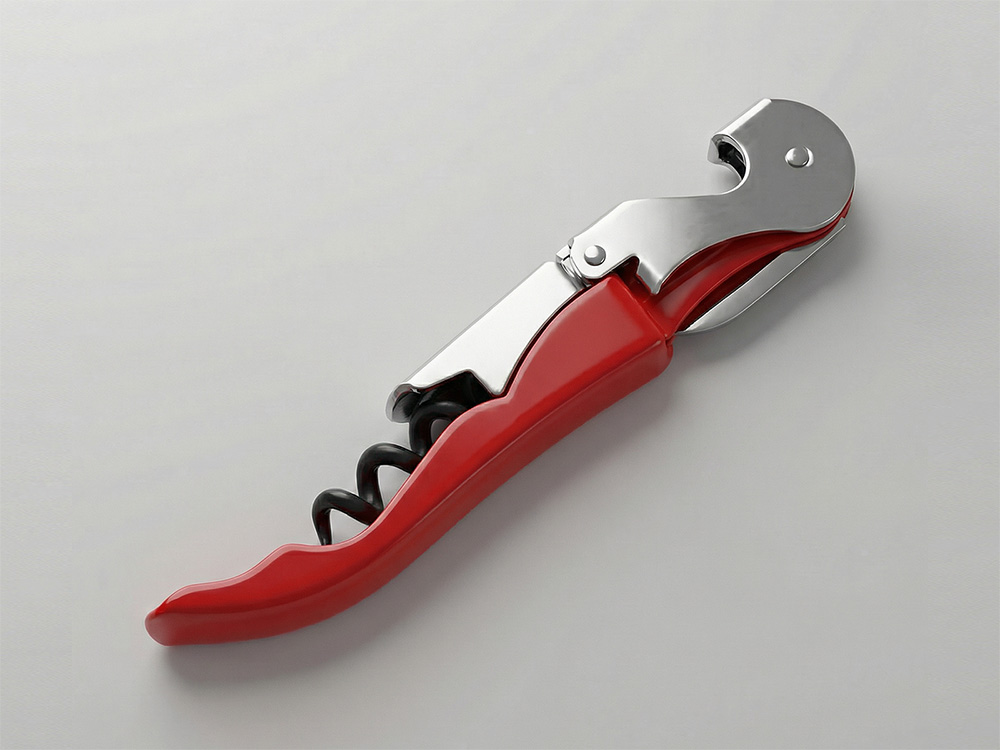 PULLTAPS BASIC FIRE RED/Нож сомелье Pulltap's Basic, красный