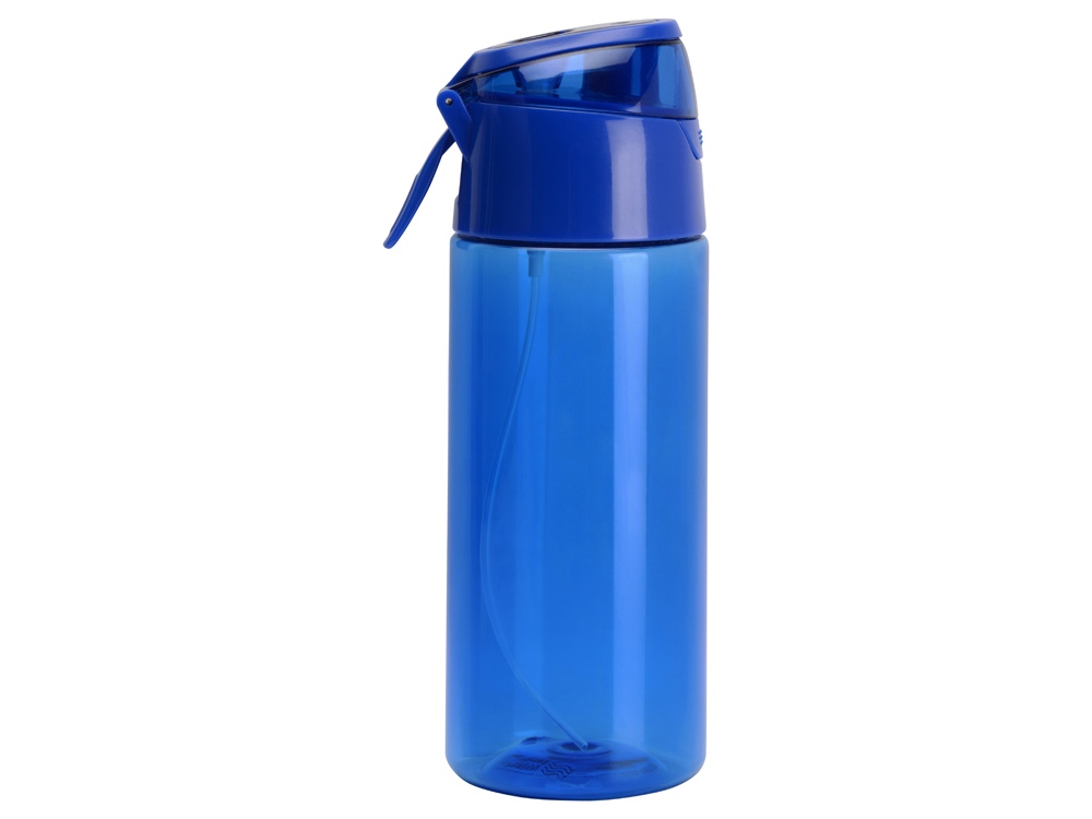 Спортивная бутылка с пульверизатором Spray, 600мл, Waterline, синий (Р)