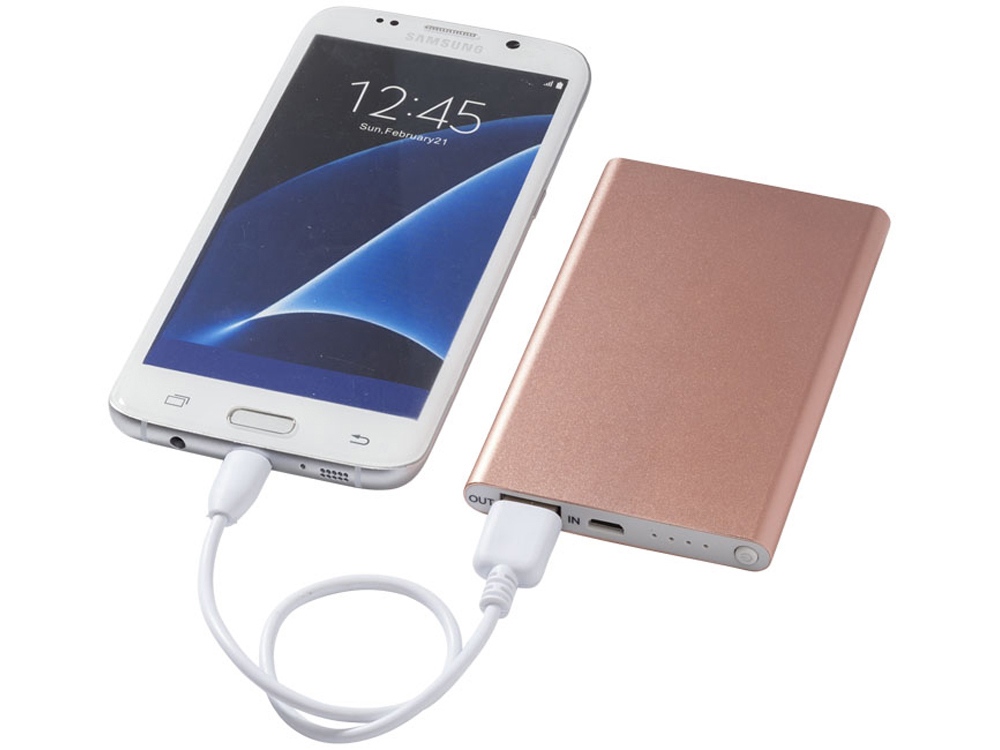 Портативное зарядное устройство Pep 4000 mAh, розовый