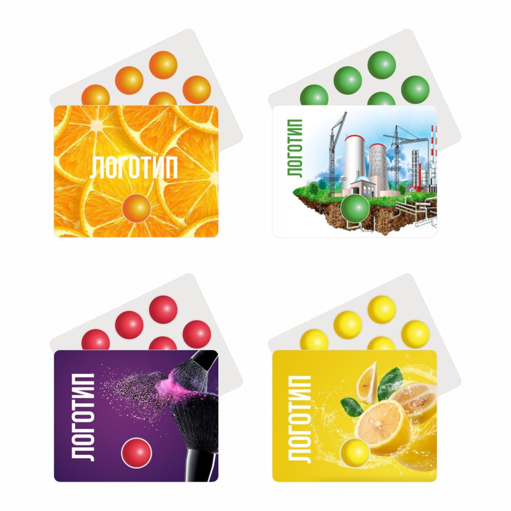 Леденцы Joi в блистере на заказ фото на сайте Print Logo.
