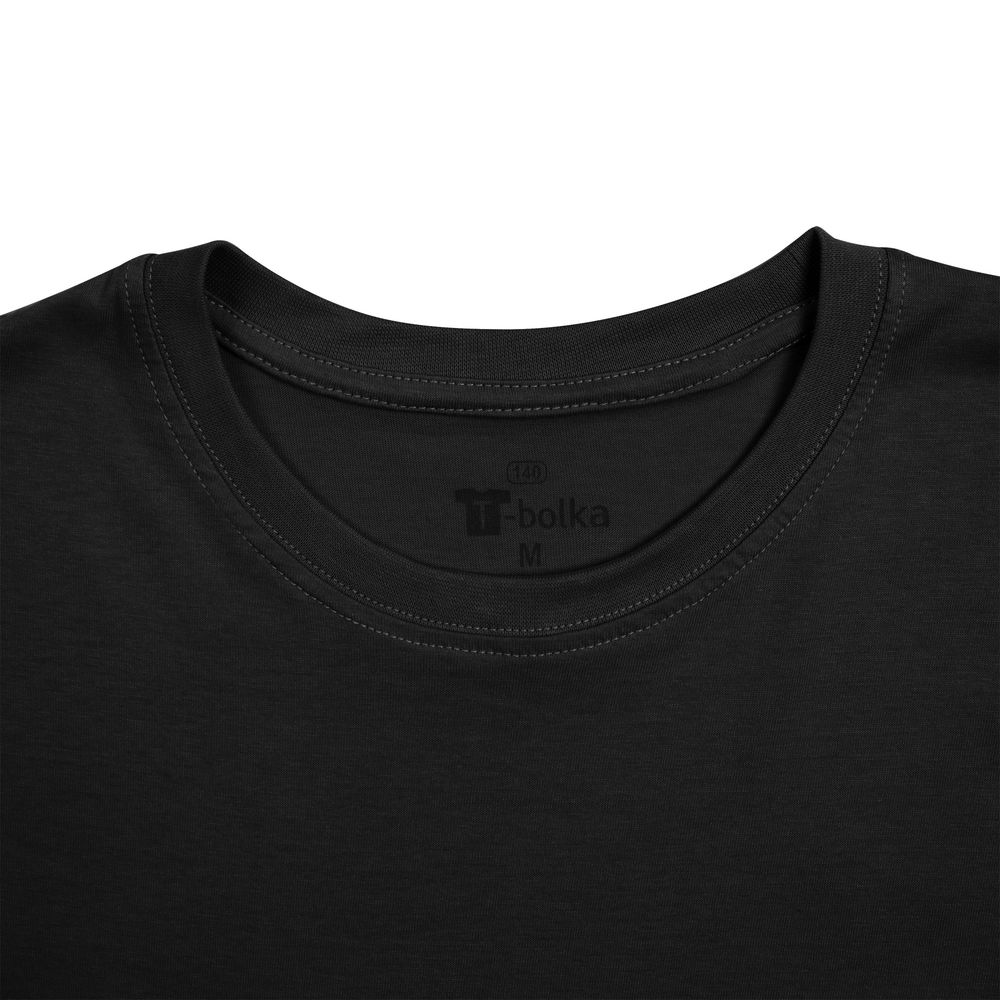 Футболка унисекс T-bolka 140, черная, размер 5XL