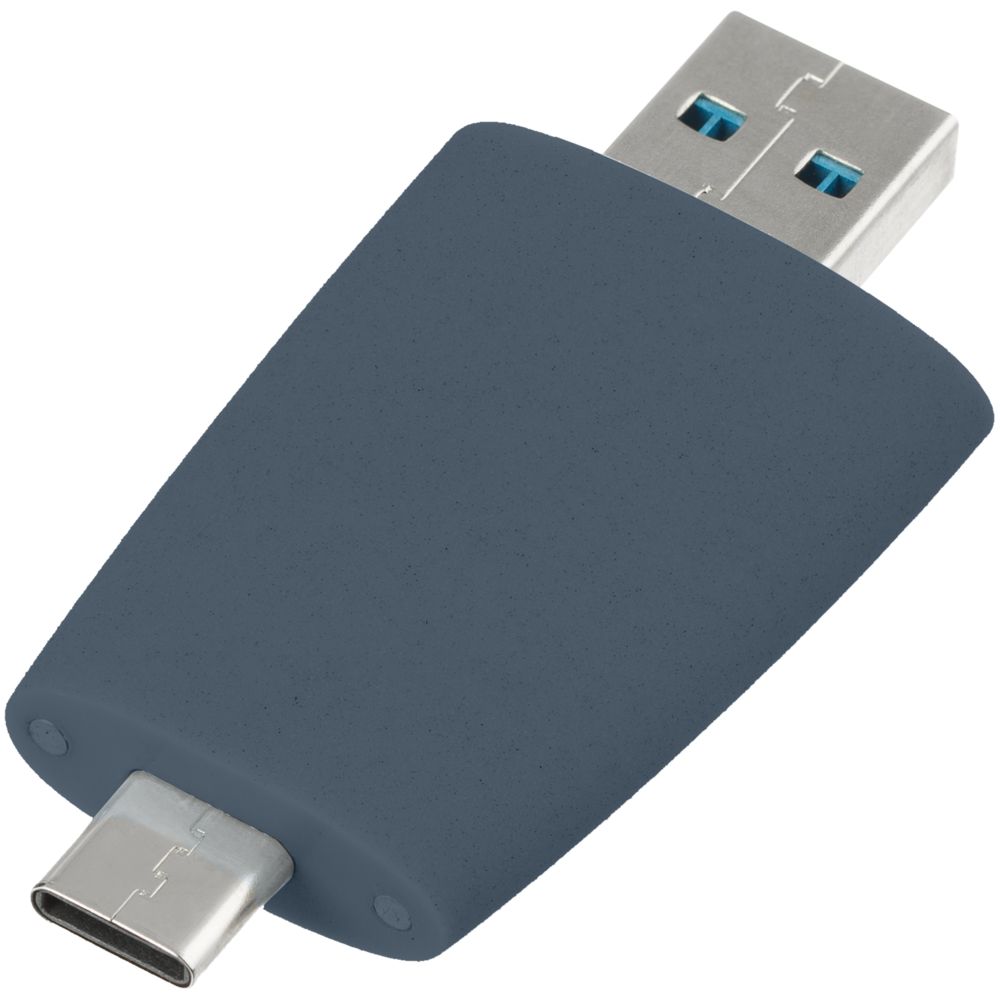 Флешка Pebble Type-C, USB 3.0, серая