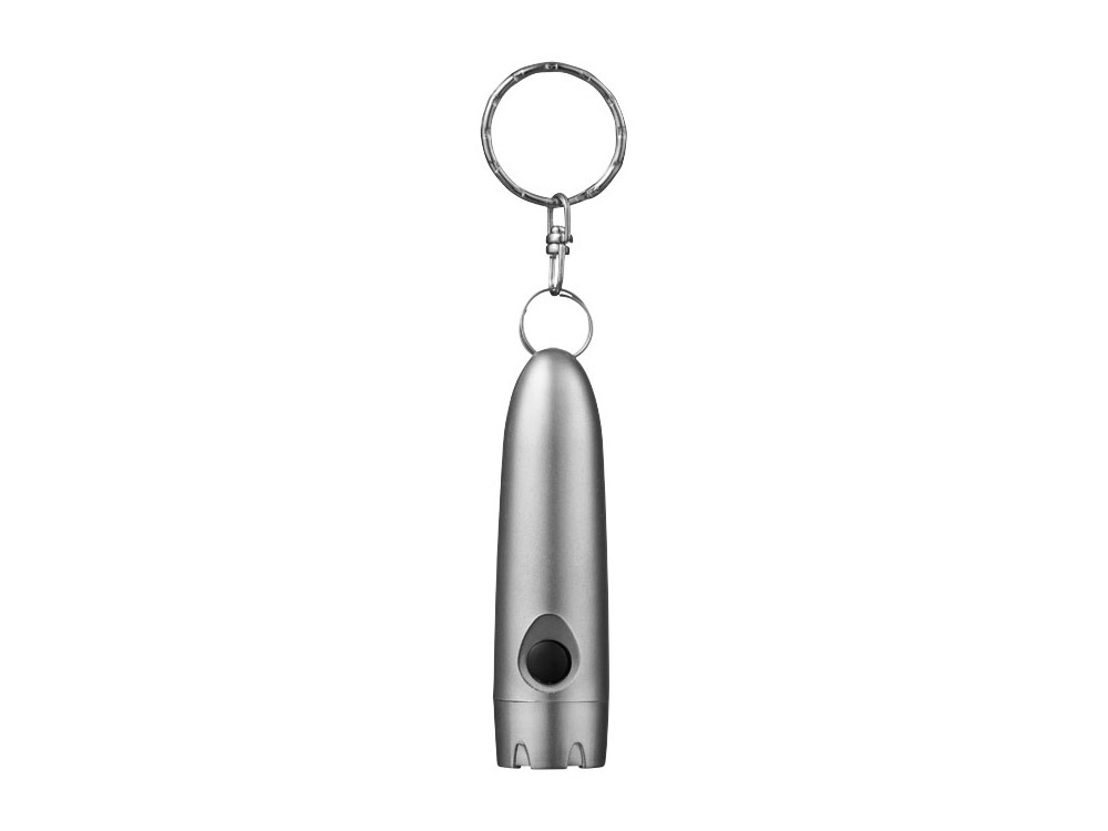 Брелок-фонарик Bullet, серебристый