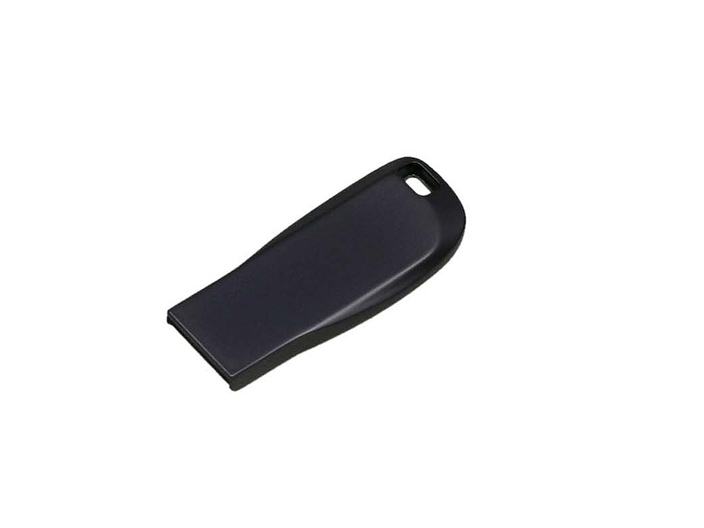 USB 2.0- флешка на 32 Гб компактная с мини чипом и овальным отверстием с логотипом  | Print Logo