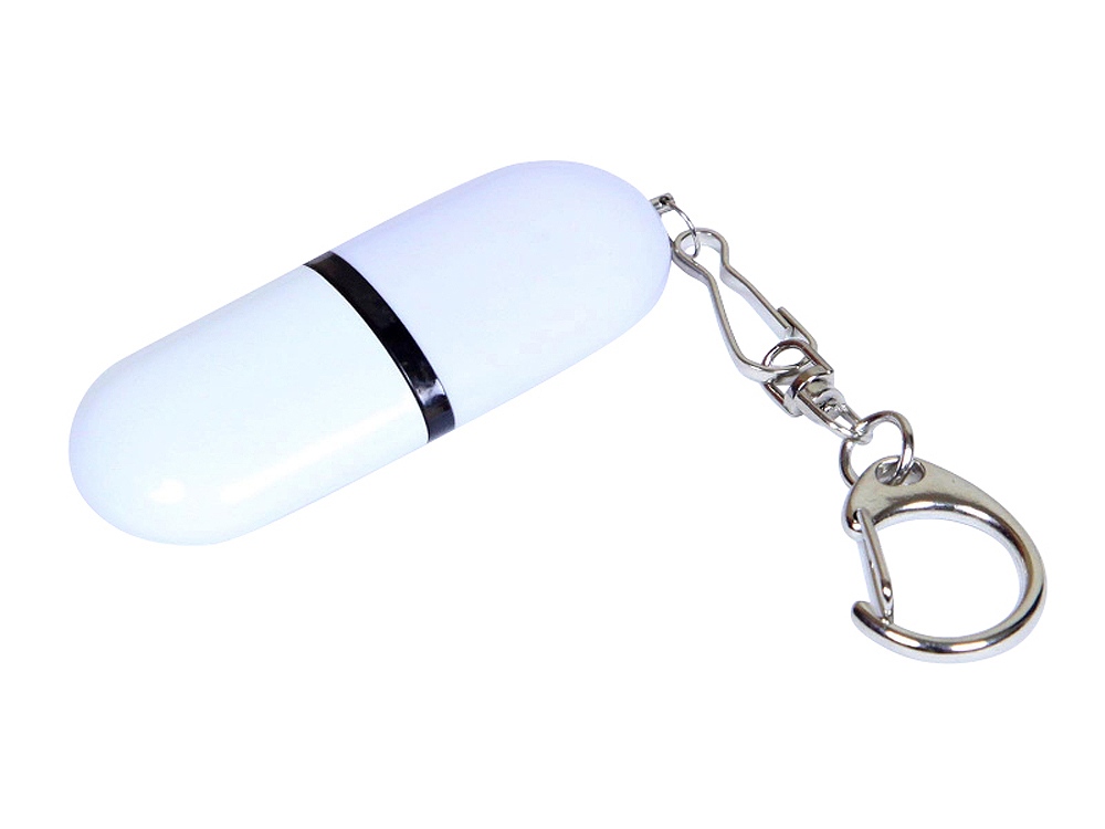 USB 2.0- флешка промо на 32 Гб каплевидной формы с логотипом  | Print Logo