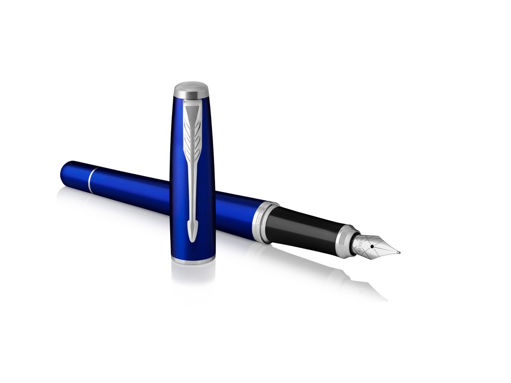 Ручка перьевая Parker Urban Core Nighsky Blue CT, синий/серебристый