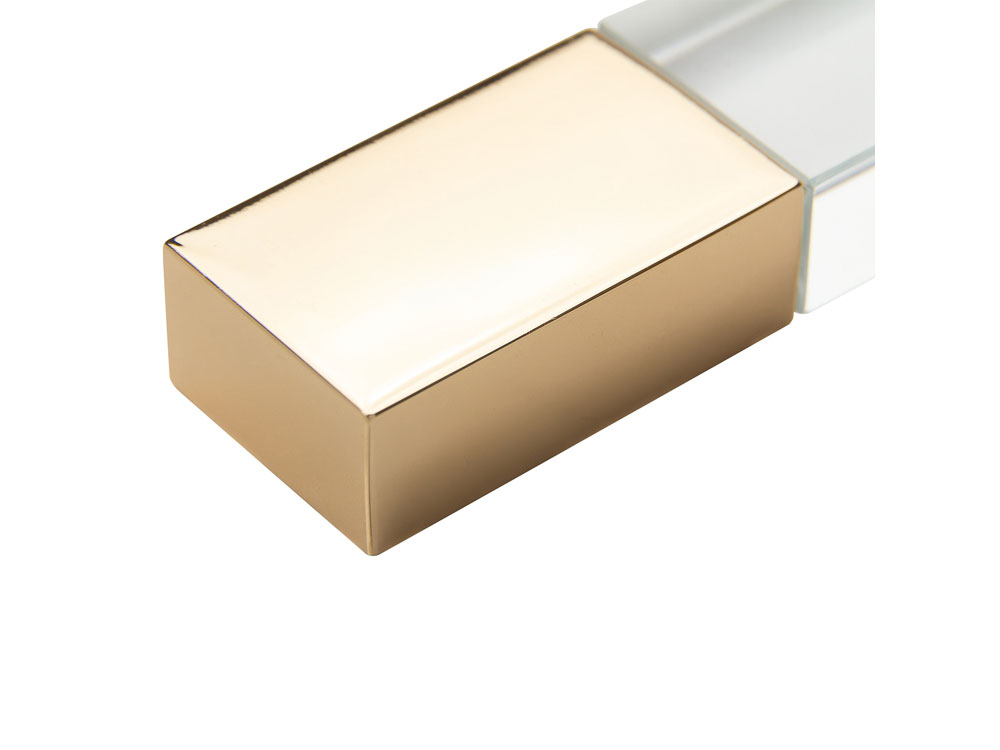 USB 2.0- флешка на 4 Гб кристалл классика с логотипом  | Print Logo