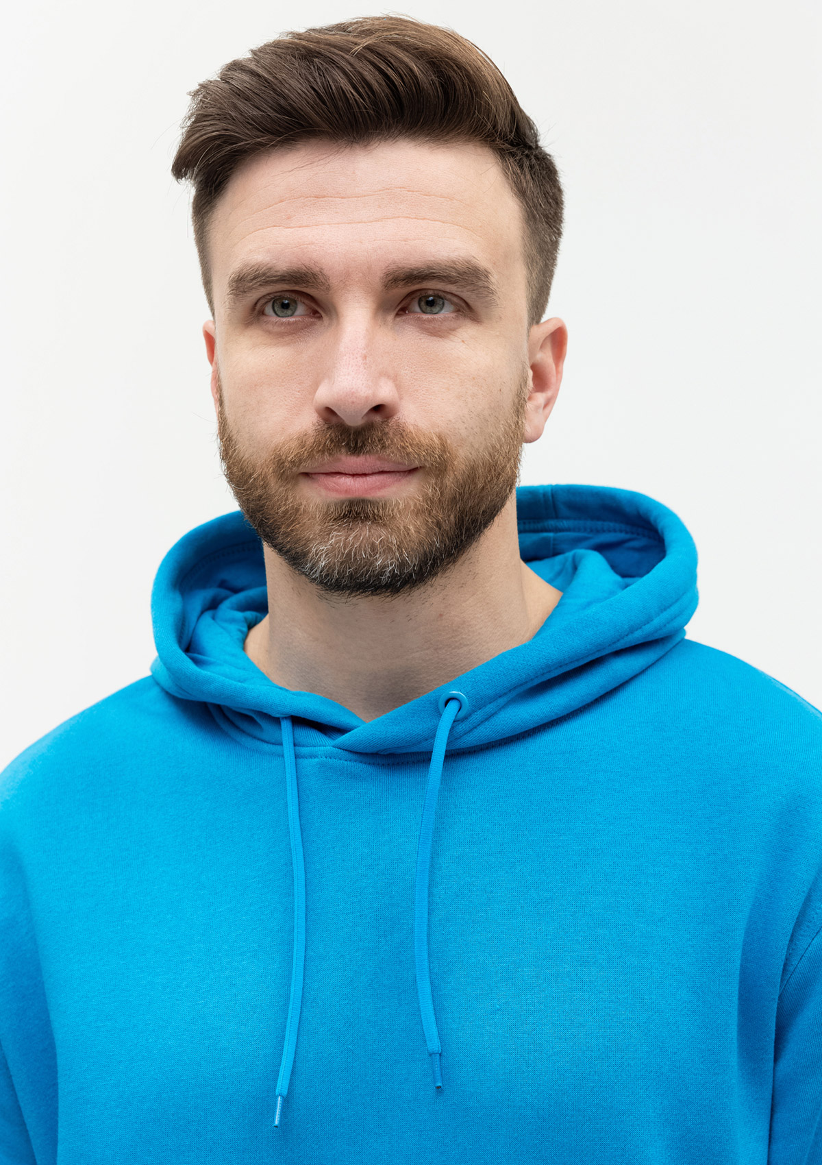 Худи унисекс STAN футер с начёсом 260, 20, Лазурный,  (40/1)  (44/XS)