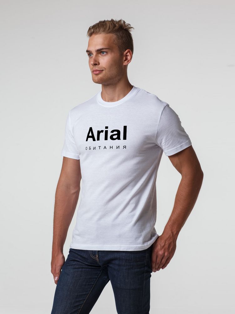 Футболка Arial обитания, белая, размер XXL