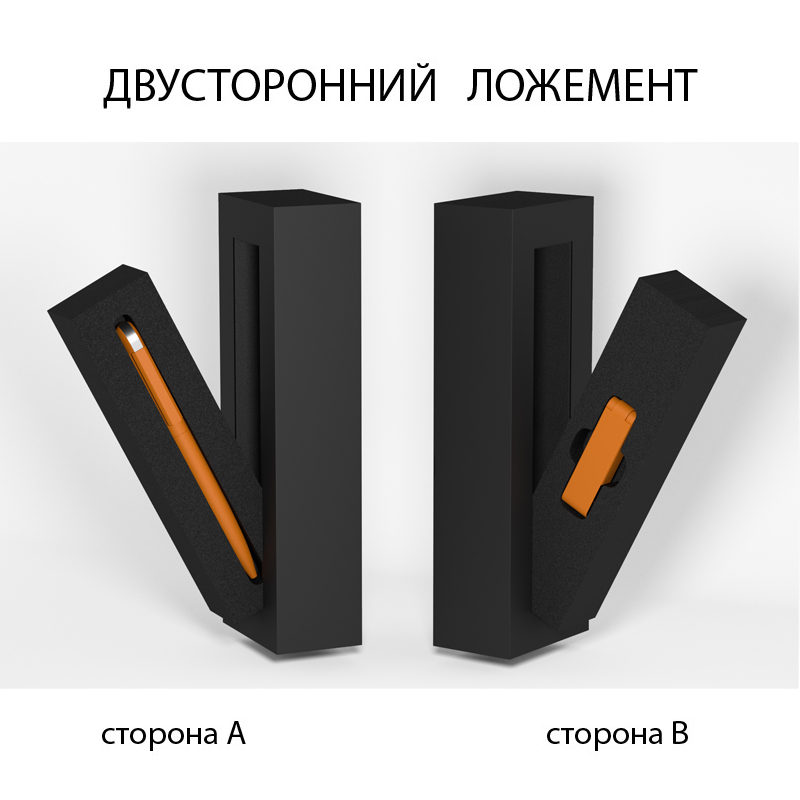 Набор ручка "Jupiter" + флеш-карта "Case" 8 Гб в футляре, покрытие soft touch фото на сайте Print Logo.