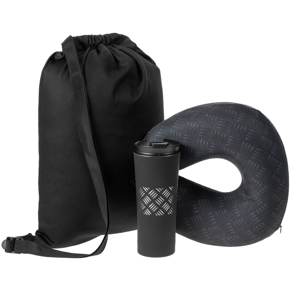 Набор Hard Work Black — Travel Light с логотипом Hard Work | Print Logo