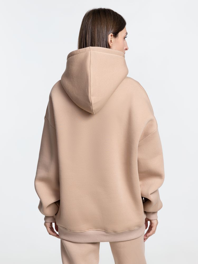 Худи Kulonga Oversize, бежевое (песочное), размер XL/XXL