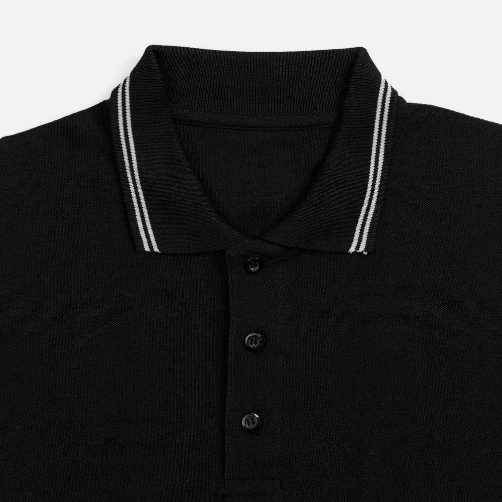 Рубашка поло Virma Stripes, черная, размер L