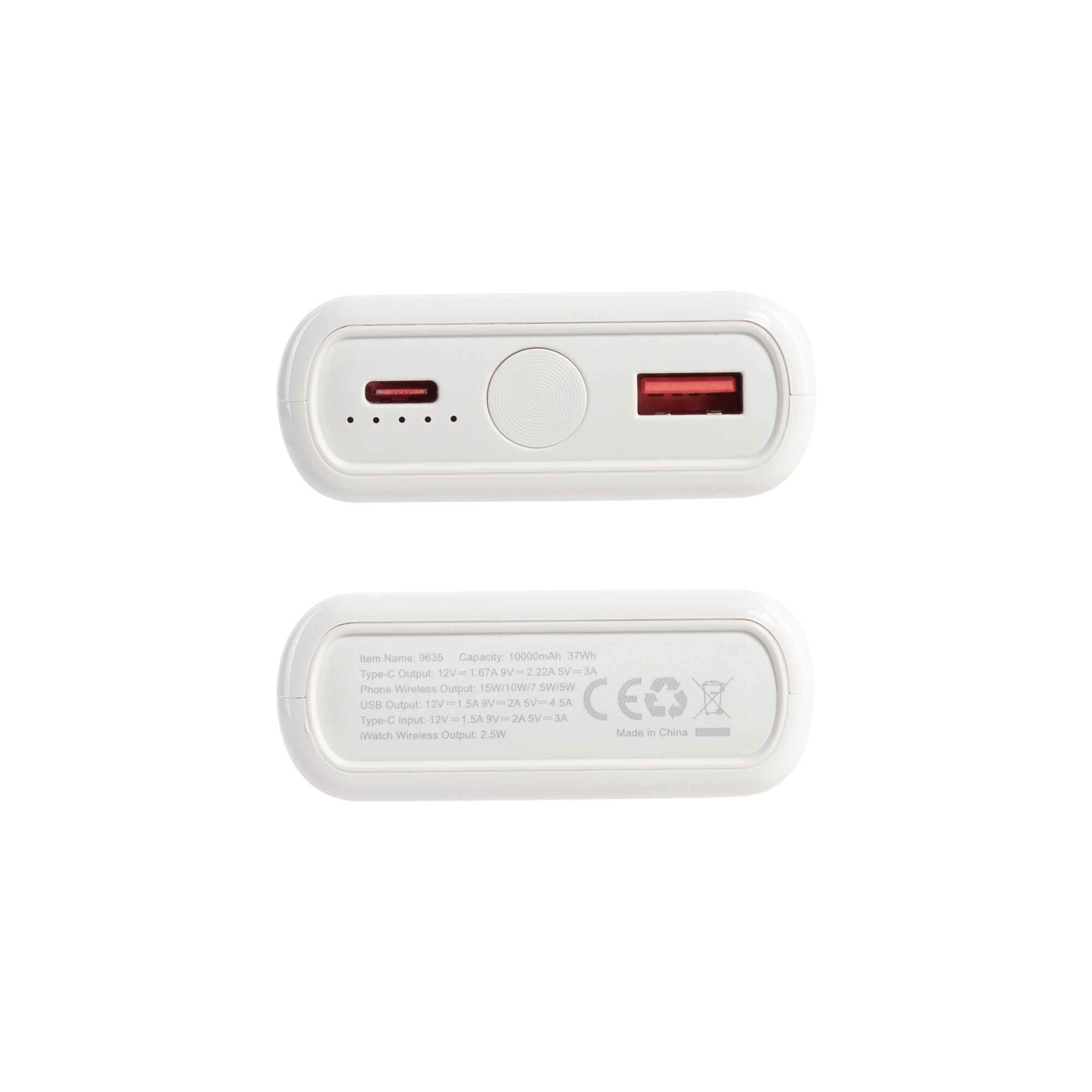 Беспроводное зарядное (22.5/15W) устройство "ALL-in-1" 10000 mAh фото на сайте Print Logo.