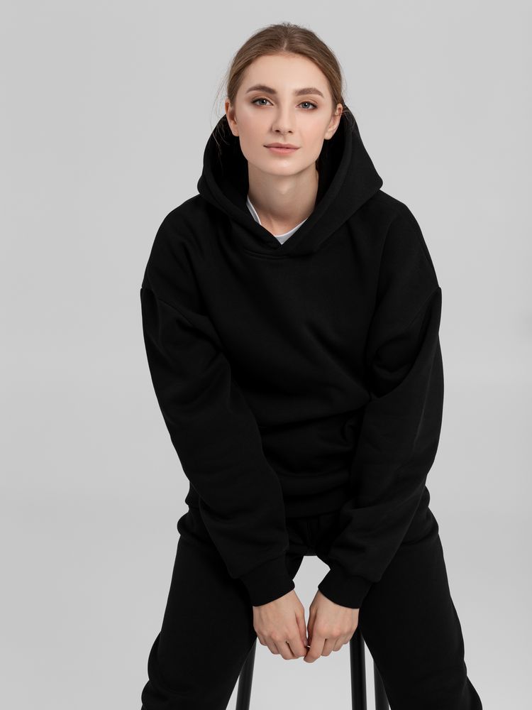 Худи Kulonga Oversize, черное, размер XS/S