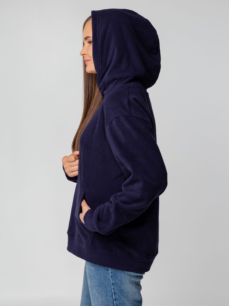 Худи флисовое унисекс Manakin, фиолетовое, размер XL/XXL