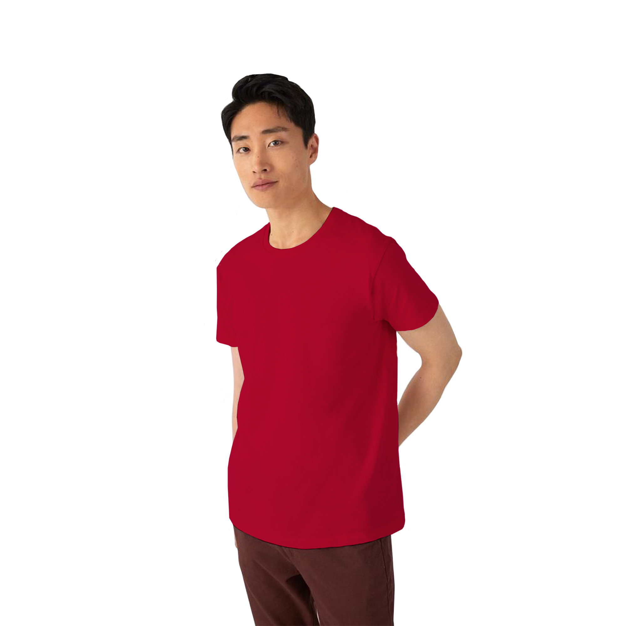 Футболка мужская Biosfair Tee/men, темно-красная/deep red, размер L фото на сайте Print Logo.