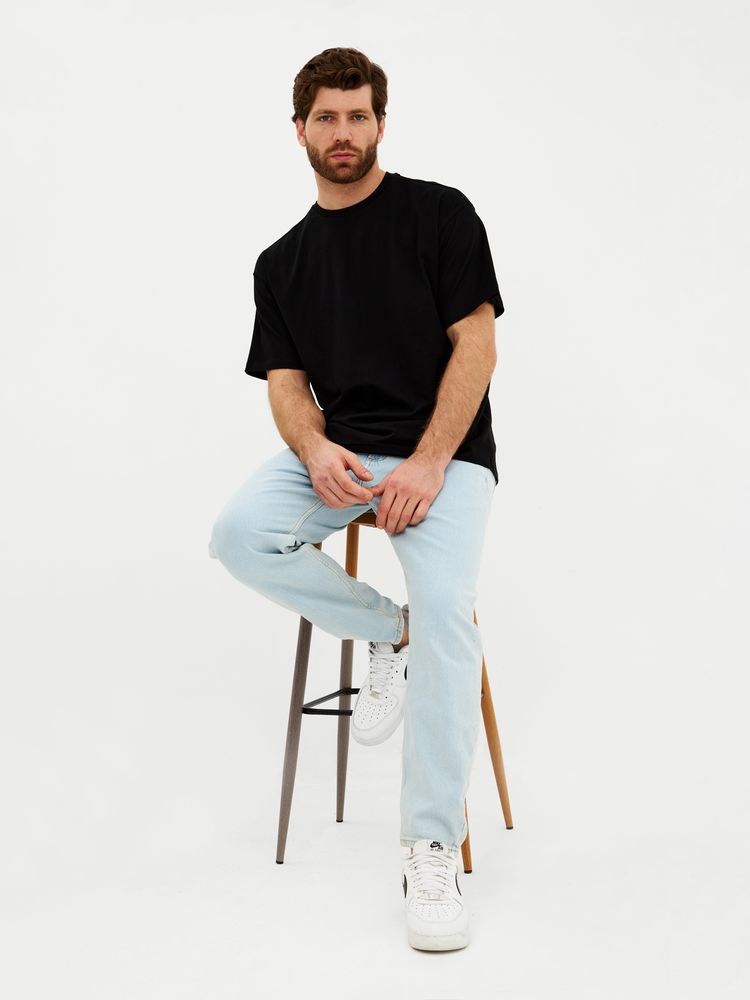 Футболка Oversize Premium, черная, размер XXL