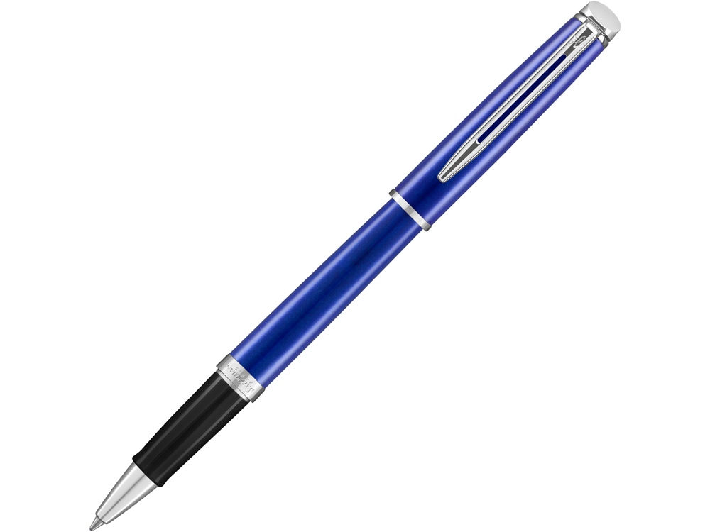 Ручка роллер Hemisphere Bright Blue CT F с логотипом Waterman | Print Logo