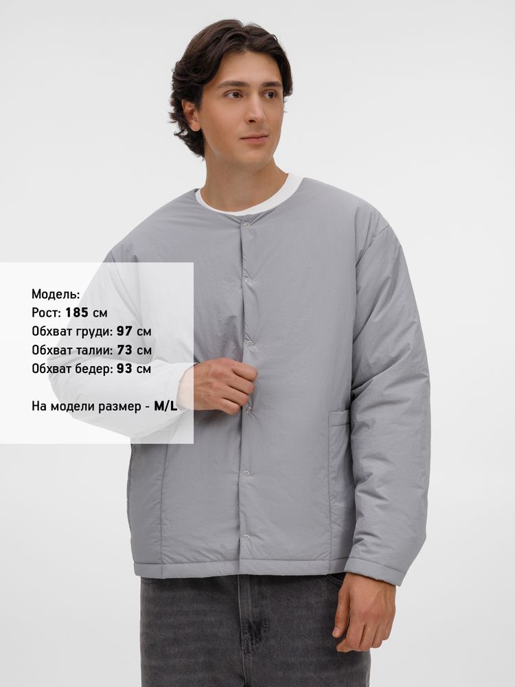 Куртка унисекс Veter, серая, размер XL/XXL