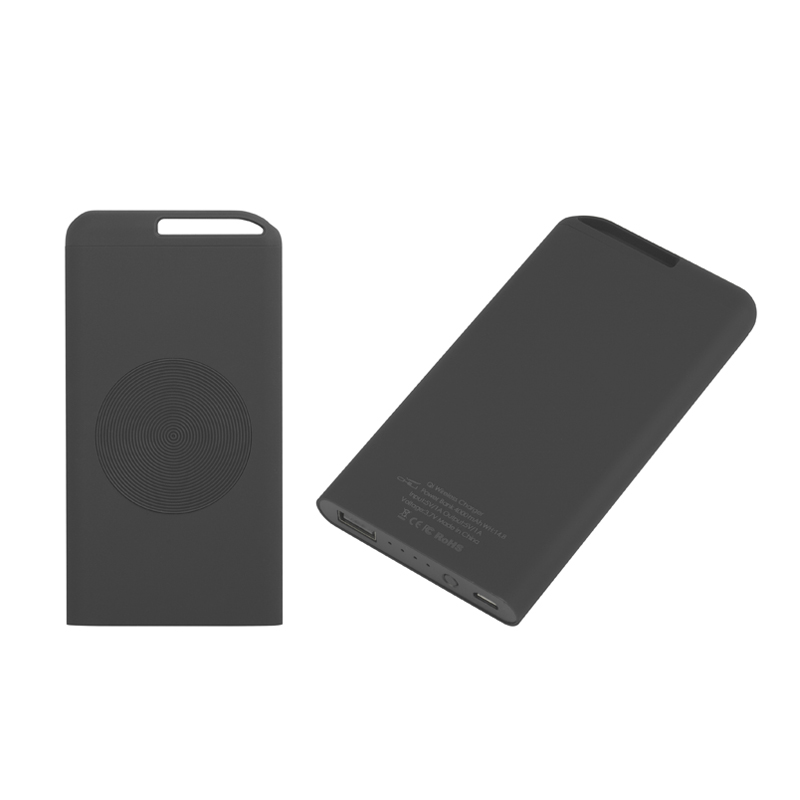 Беспроводное зарядное устройство "Theta Wireless", 4000 mAh, черный