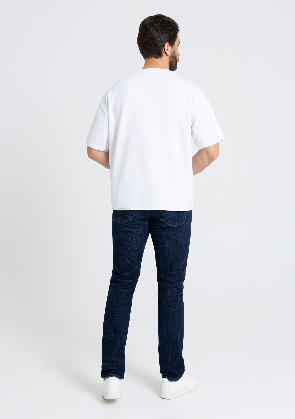 Футболка унисекс оверсайз STAN хлопок/спандекс 260, 41, Белый,  (10/1)  (54/XXL)