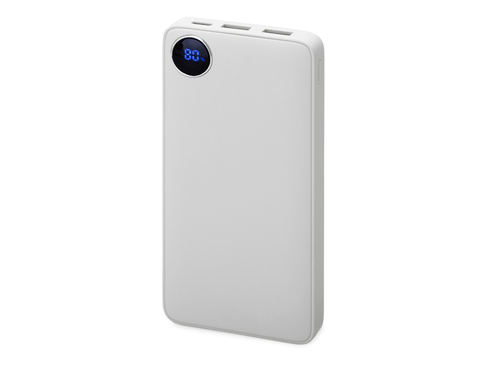 Внешний аккумулятор Mild, soft-touch, 10 000 mAh с логотипом Evolt | Print Logo