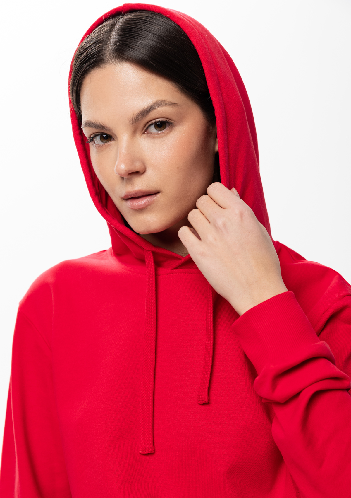 Худи унисекс STAN футер без начёса 260, 23, Красный,  (14)  (52/XL)