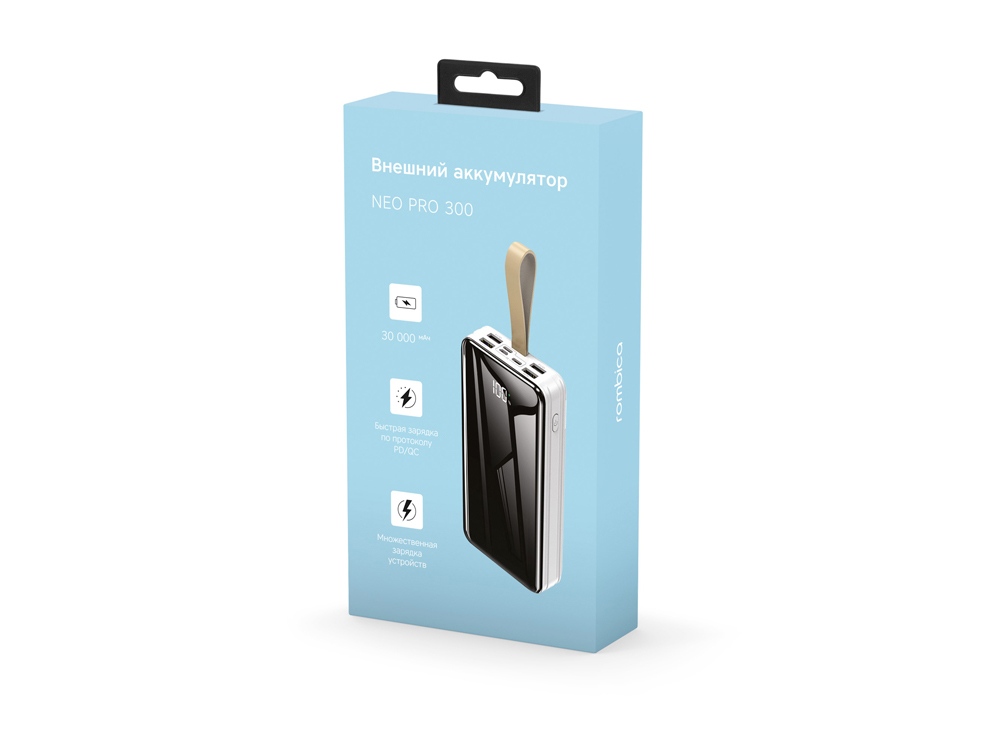 Внешний аккумулятор Rombica NEO PRO-300 White (Р)