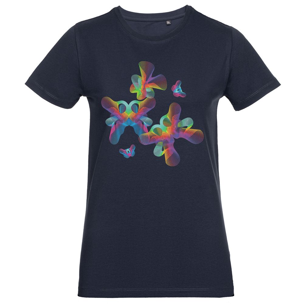 Футболка женская Butterflies с логотипом CoolColor | Print Logo