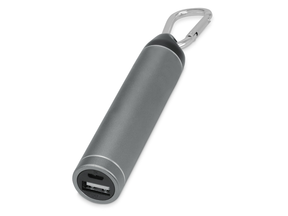 Внешний аккумулятор Марс с карабином, 2600 mAh с логотипом  | Print Logo