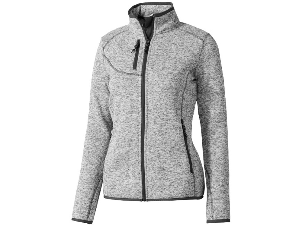 Куртка трикотажная Tremblant женская с логотипом Elevate | Print Logo