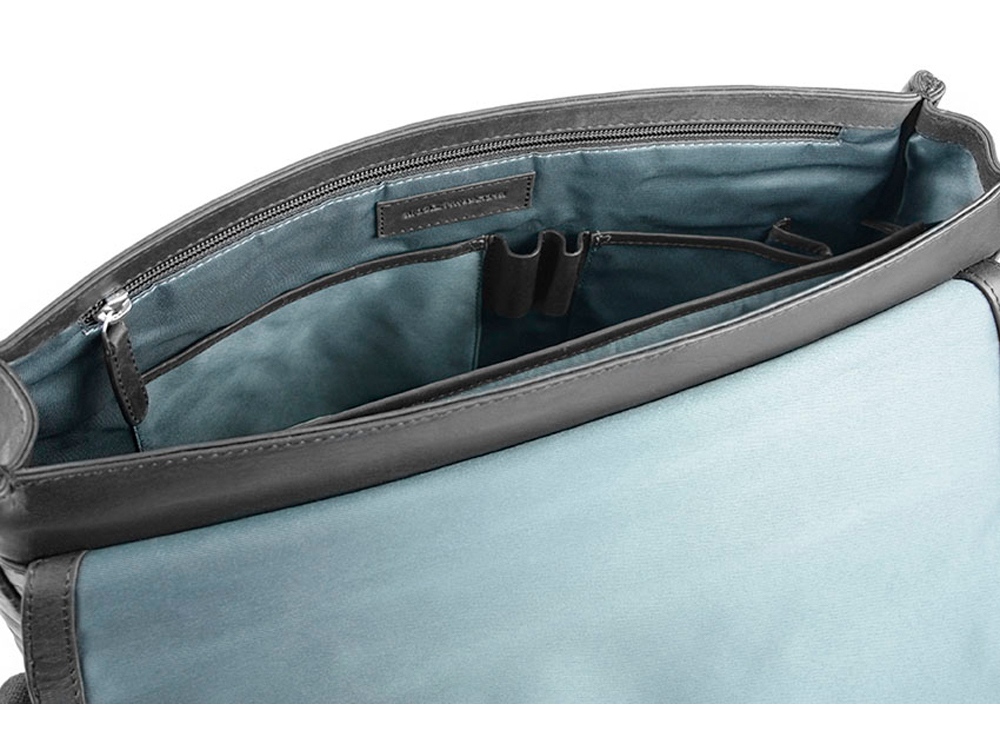 Портфель BUGATTI РОМАНО | ROMANO 15'', чёрный, натуральная воловья кожа, 39х8х30 см