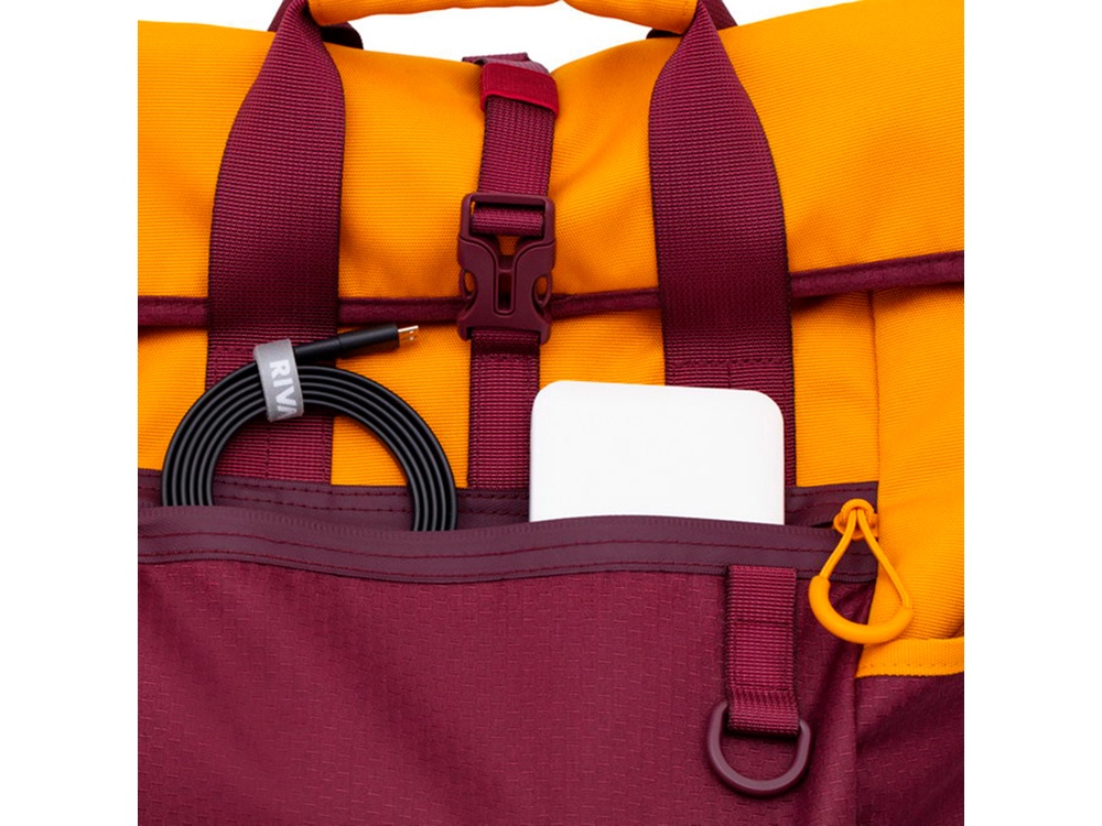 RIVACASE 5321 burgundy red рюкзак для ноутбука 15.6, 25л / 6