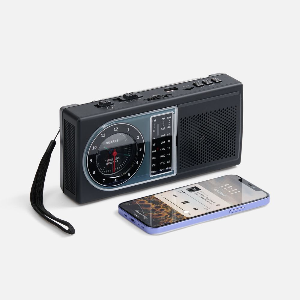 Bluetooth-колонка с радио Comradio фото на сайте Print Logo.