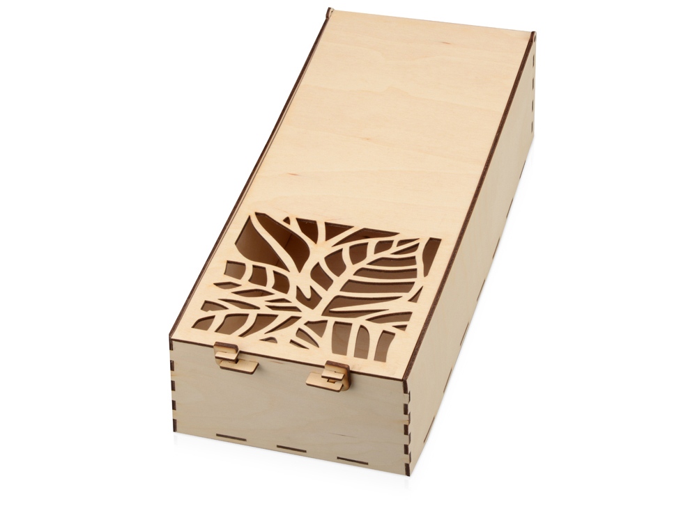 Подарочная коробка Wood с логотипом  | Print Logo