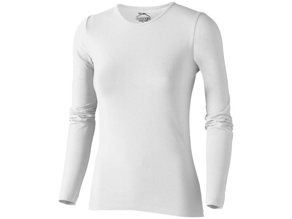Футболка Curve женская с длинным рукавом с логотипом Slazenger | Print Logo