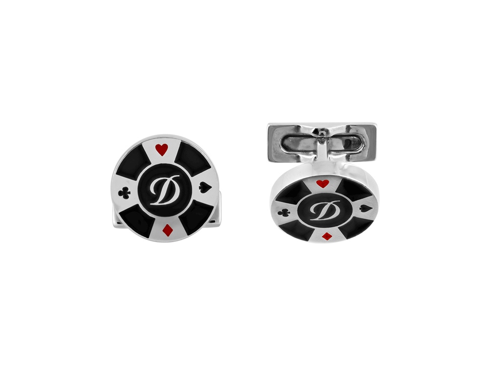 Запонки Casino с логотипом S.T. Dupont | Print Logo