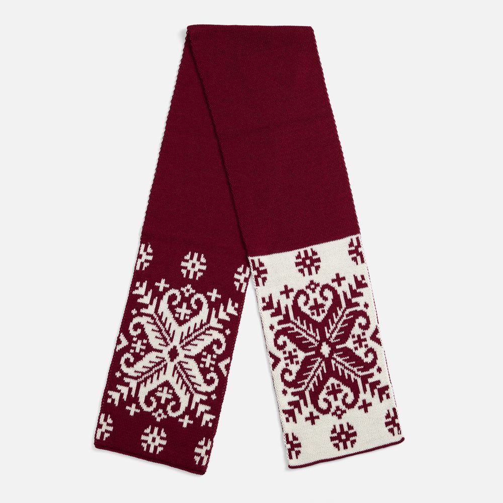 Шарф Wintertude M с логотипом teplo | Print Logo