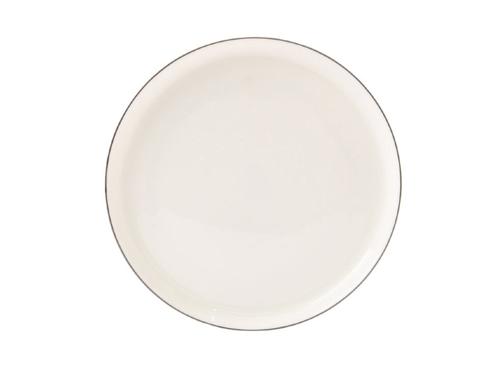 Тарелка PLATE 1 WHT с логотипом Valerie Concept | Print Logo
