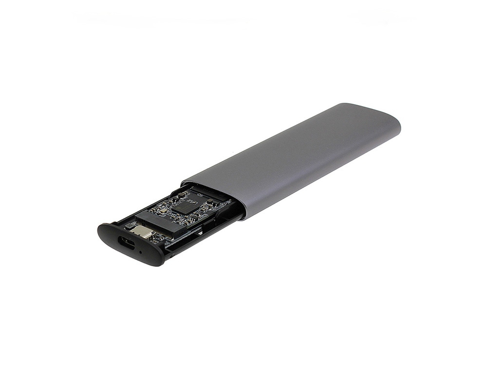 Внешний портативный SSD диск 2,5 256Гб TypeC, серебристый