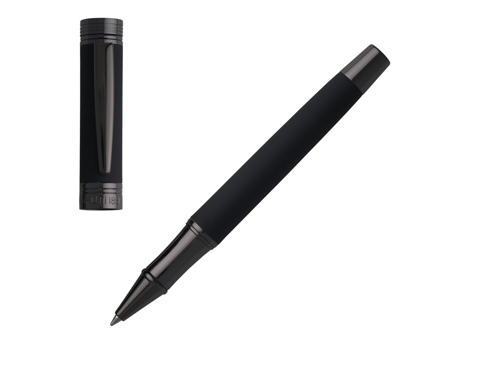 Ручка-роллер Zoom Soft Black с логотипом Cerruti 1881 | Print Logo
