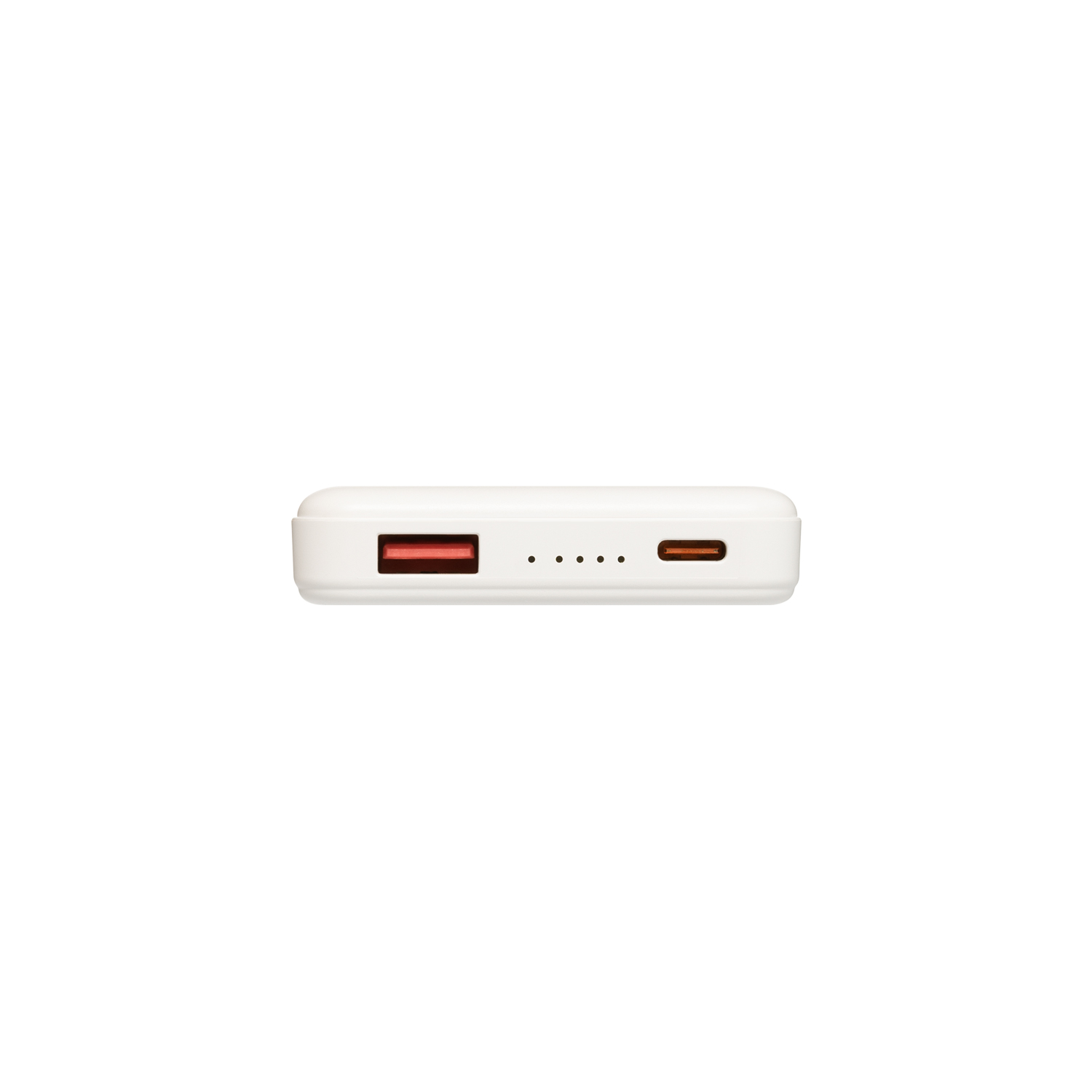 Внешний аккумулятор Ларго PD (Largo PD) 5000mAh с функцией беспроводной зарядки 15W, белый
