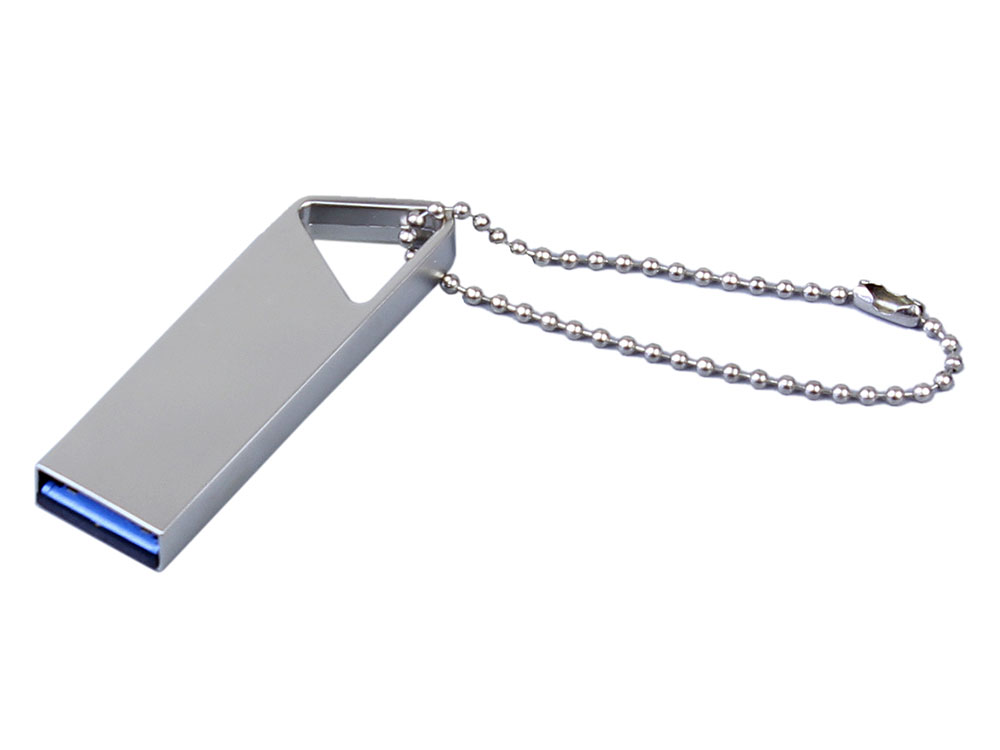 USB 2.0-флешка на 64 Гб с мини чипом и отверстием для цепочки с логотипом  | Print Logo