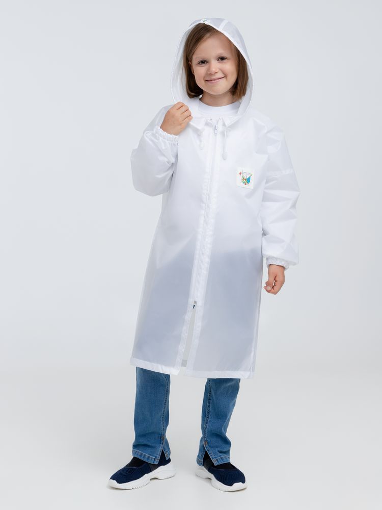 Дождевик детский Rainman Kids белый, 10-12 лет