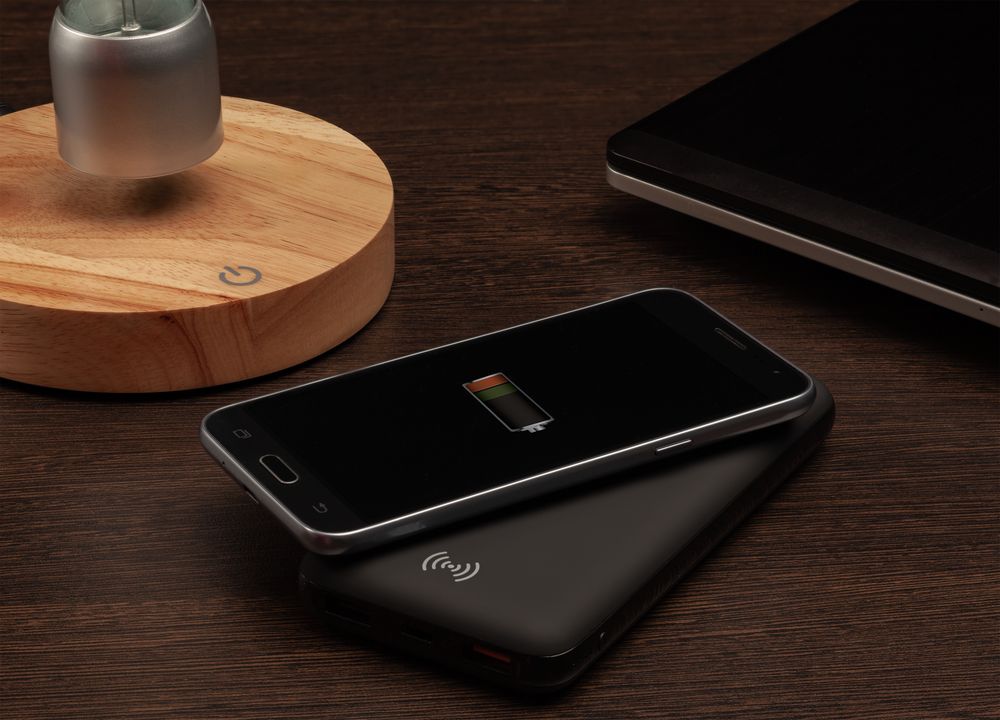 Аккумулятор Quick Charge Wireless 10000 мАч фото на сайте Print Logo.