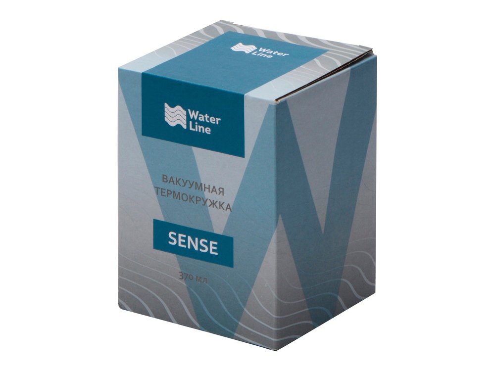 Вакуумная термокружка Sense, непротекаемая крышка, серый (Р)